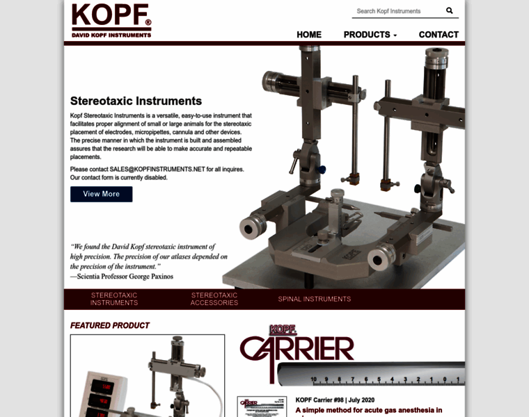 Kopfinstruments.com thumbnail