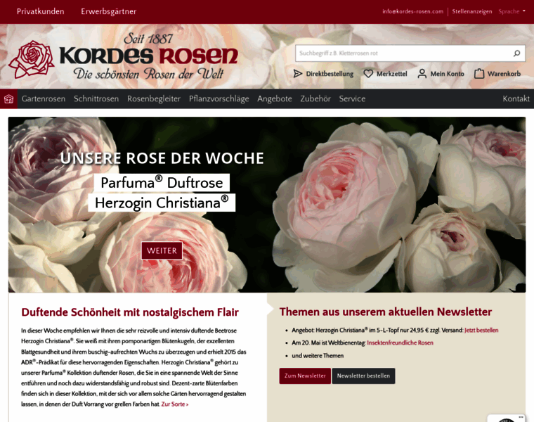 Kordes-rosen.com thumbnail