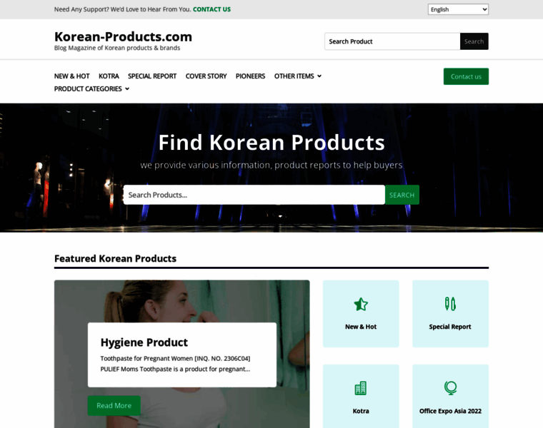 Korean-products.com thumbnail