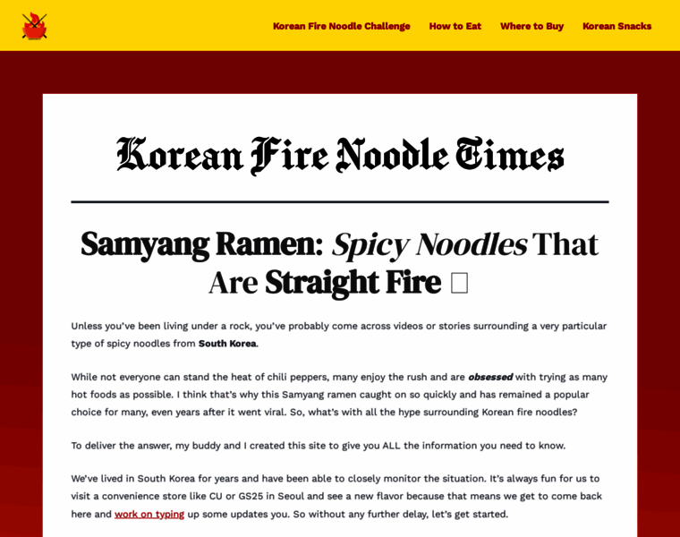 Koreanfirenoodles.com thumbnail