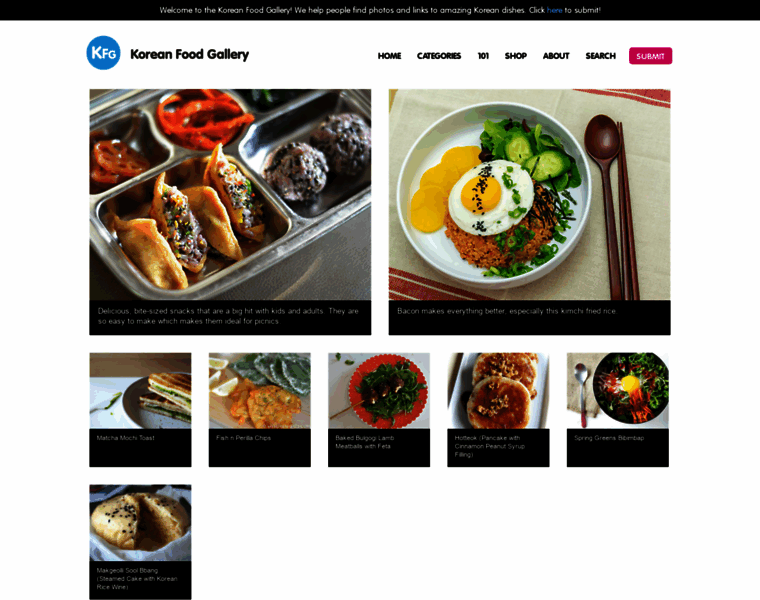 Koreanfoodgallery.com thumbnail