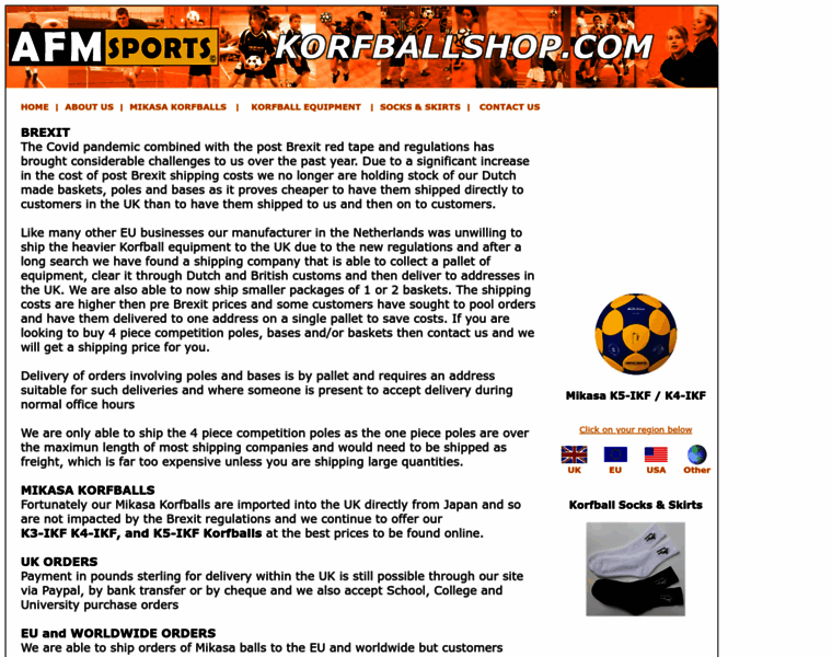 Korfballshop.com thumbnail