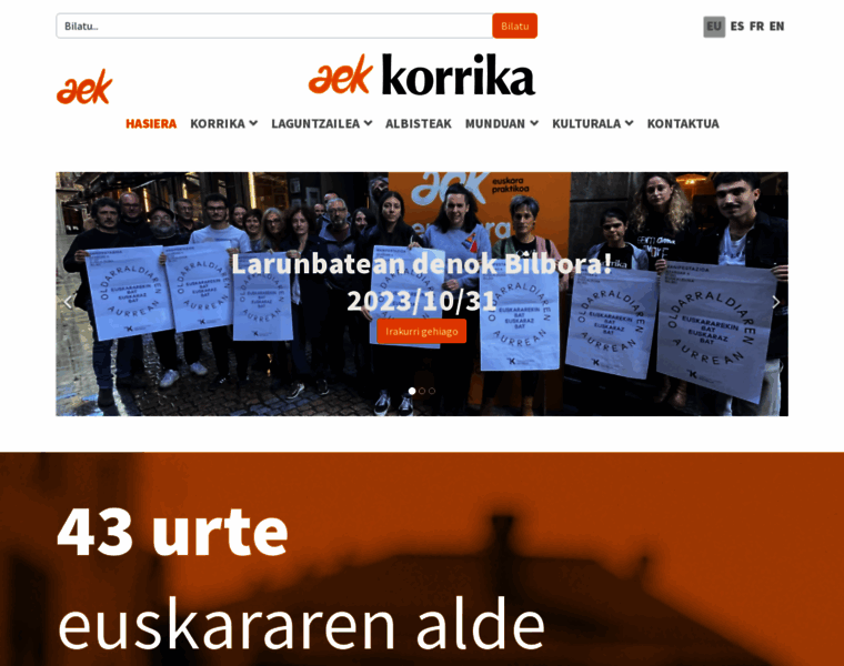 Korrika.org thumbnail