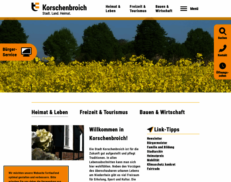 Korschenbroich.de thumbnail