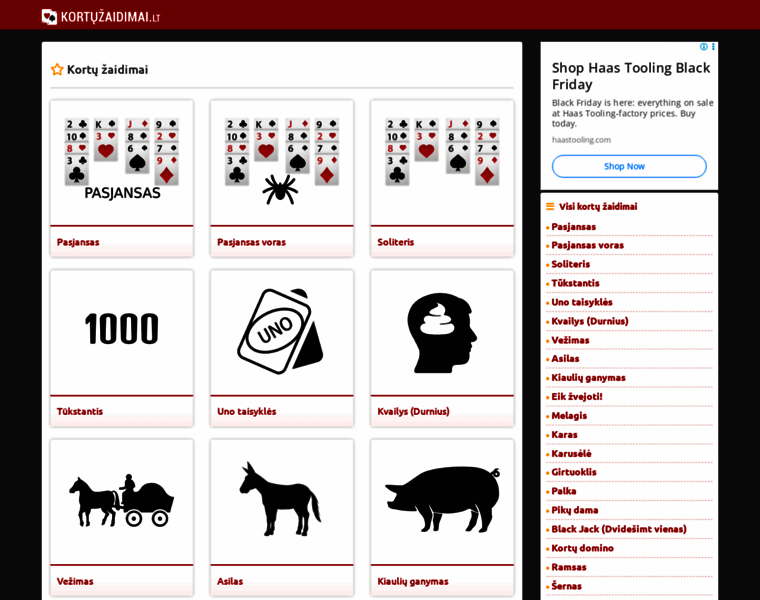 Kortuzaidimai.lt thumbnail