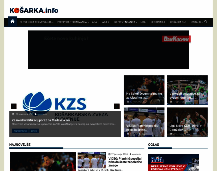 Kosarka.info thumbnail