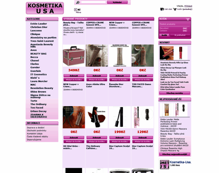 Kosmetika-usa.cz thumbnail