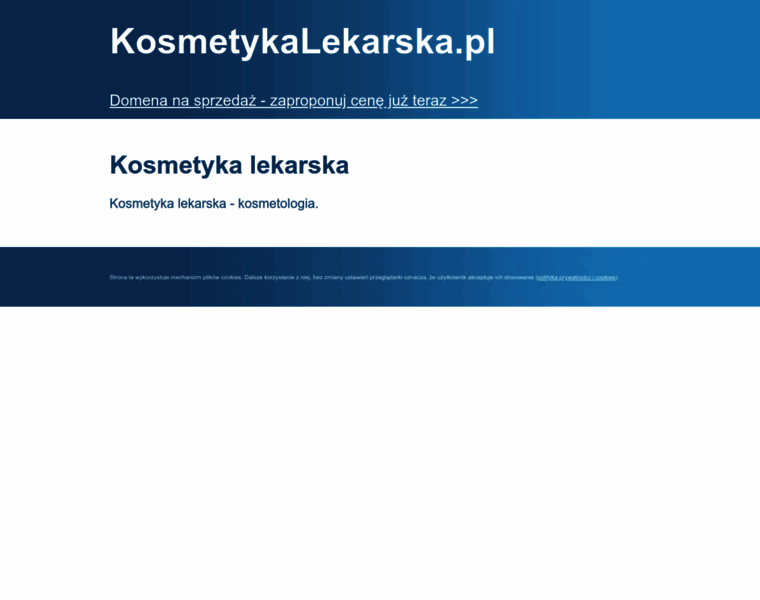 Kosmetykalekarska.pl thumbnail