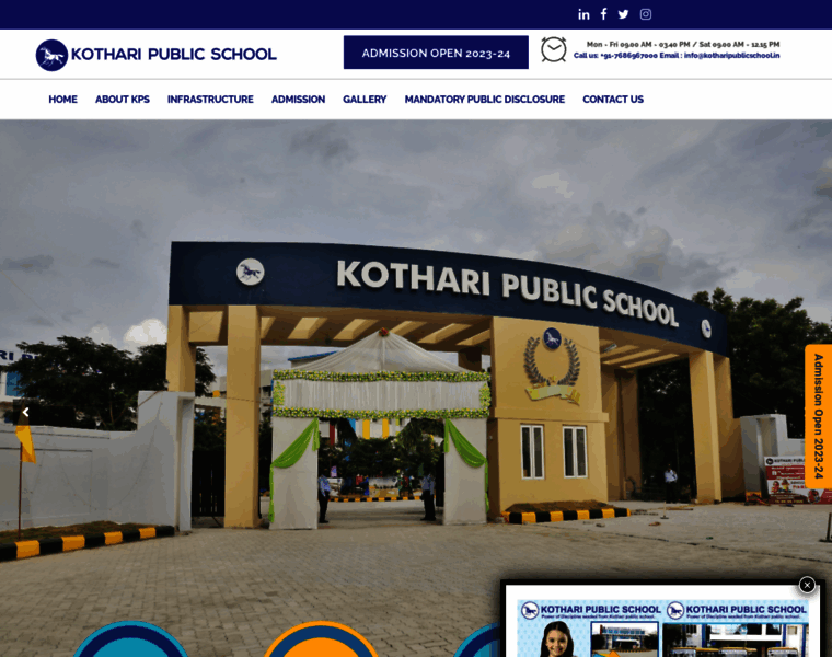Kotharipublicschool.in thumbnail