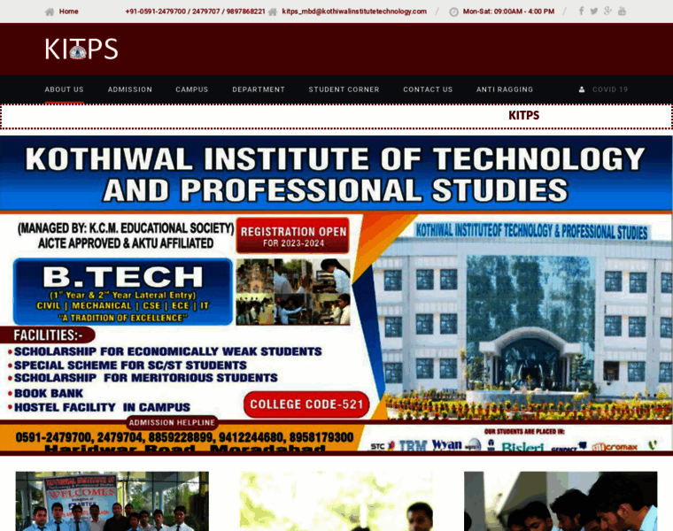 Kothiwalinstitutetechnology.com thumbnail