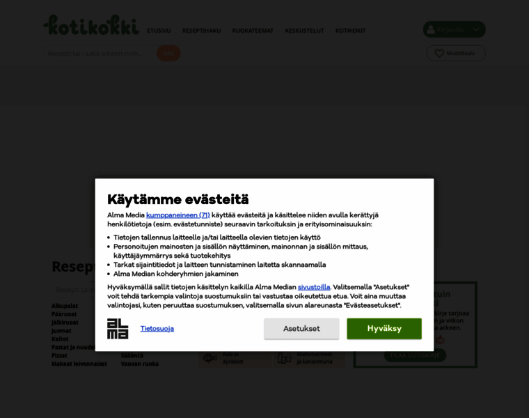 Kotikokki.net thumbnail