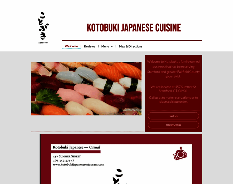 Kotobukijapaneserestaurant.com thumbnail