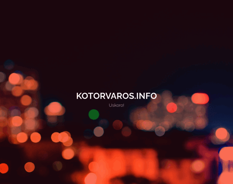 Kotorvaros.info thumbnail