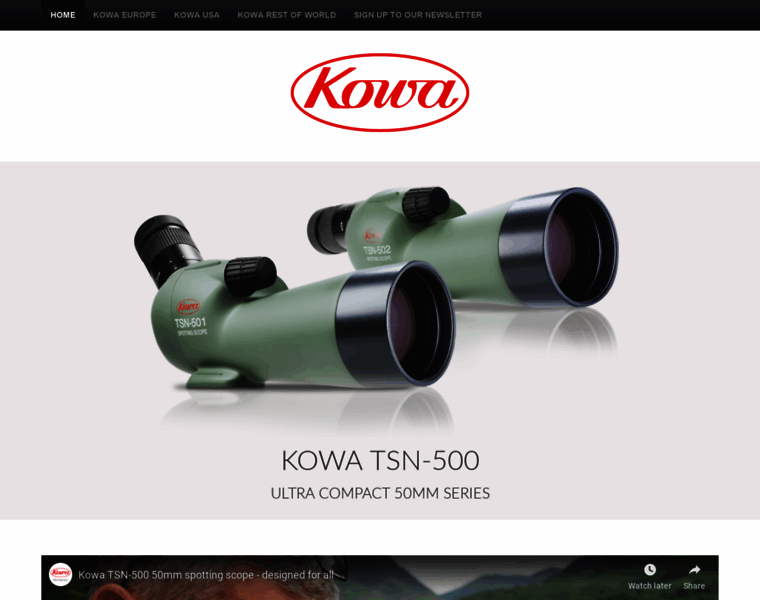 Kowa-tsn500.com thumbnail