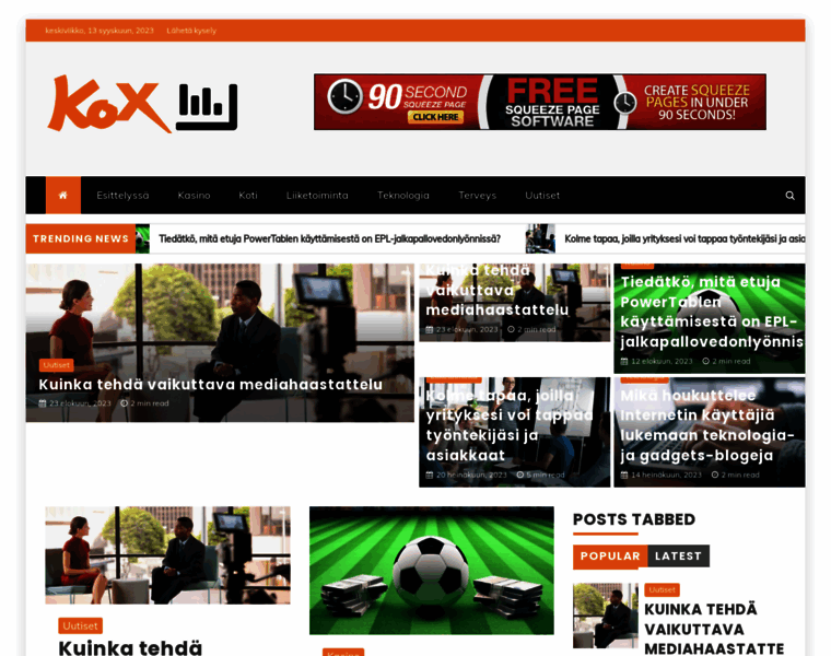 Kox.fi thumbnail