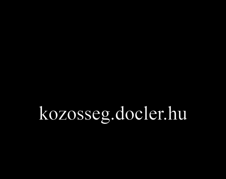 Kozosseg.docler.hu thumbnail