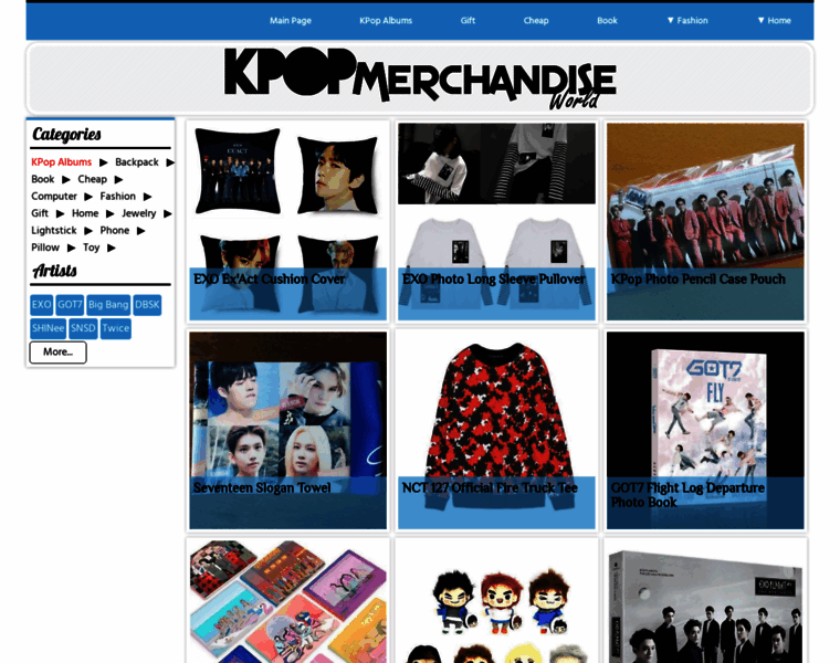 Kpopmerchandiseworld.com thumbnail