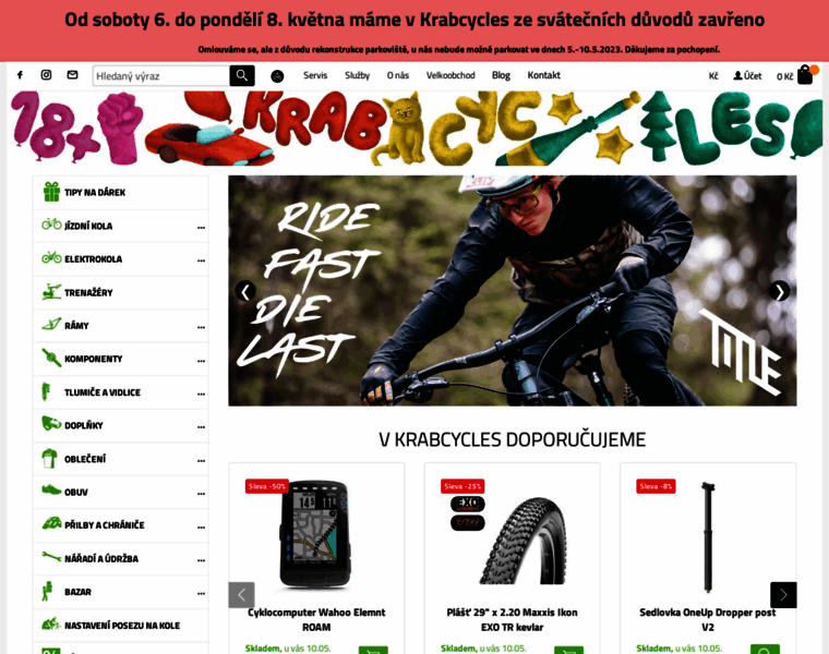 Krabcyclesshop.cz thumbnail