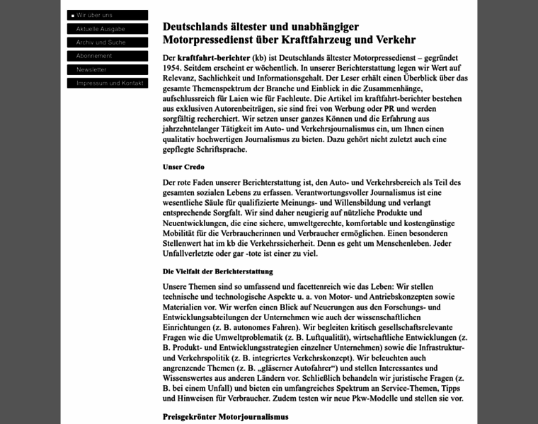 Kraftfahrt-berichter.de thumbnail