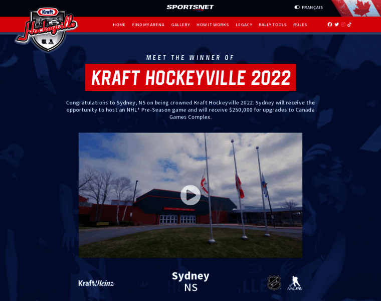 Krafthockeyville.ca thumbnail