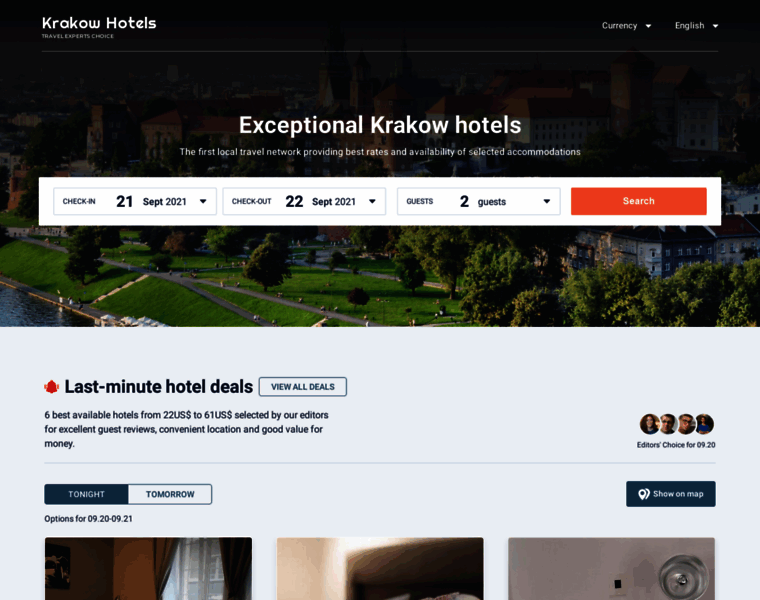 Krakowhotels.net thumbnail