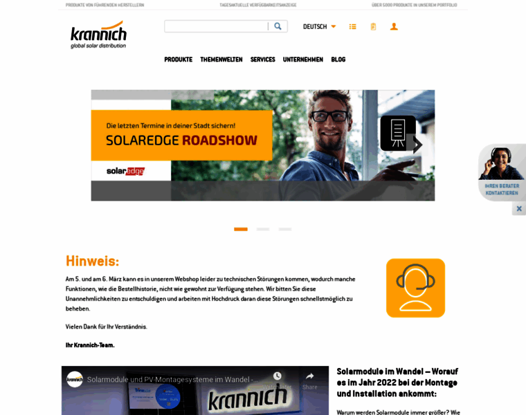 Krannich-shop.com thumbnail