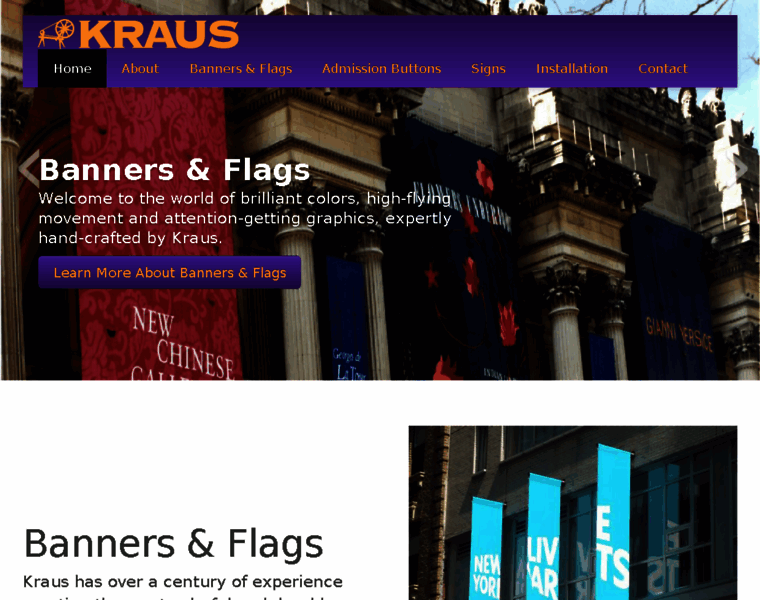 Krausbanners.com thumbnail