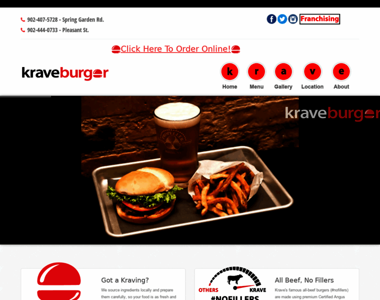 Kraveburger.com thumbnail