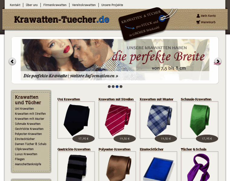 Krawatten-tuecher.de thumbnail