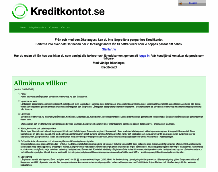 Kreditkontot.se thumbnail Kreditkontot.se thumbnail