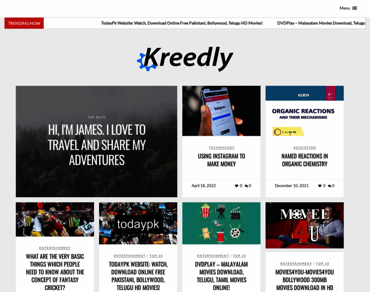 Kreedly.com thumbnail