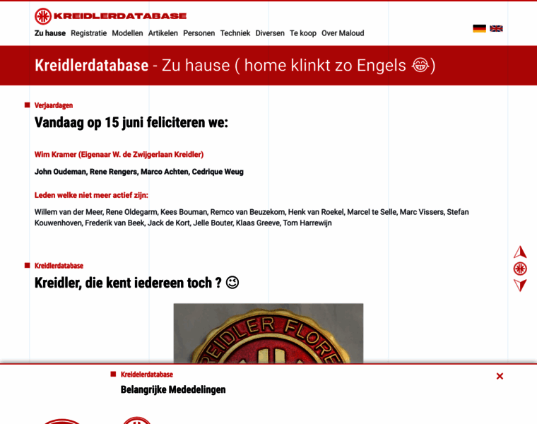 Kreidlerdatabase.nl thumbnail