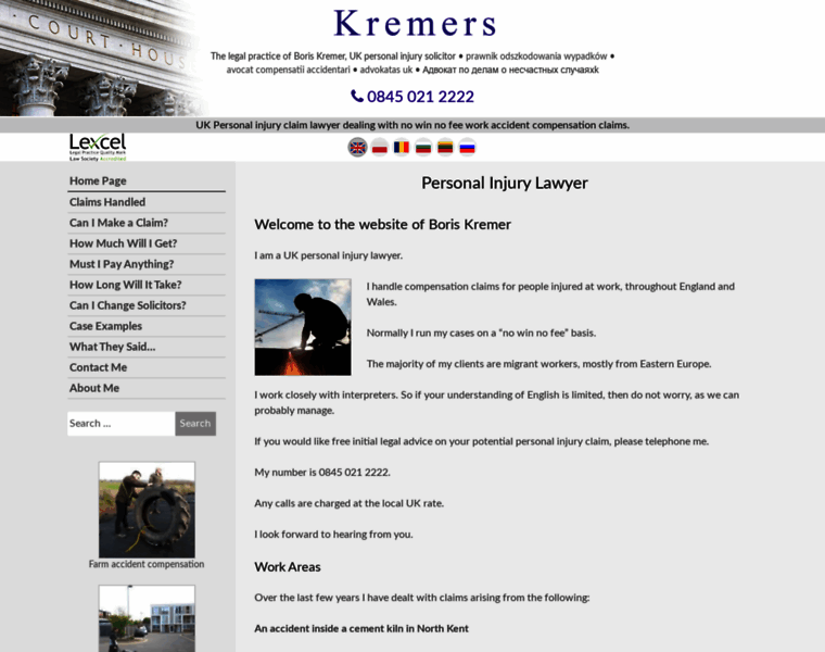Kremers.co.uk thumbnail