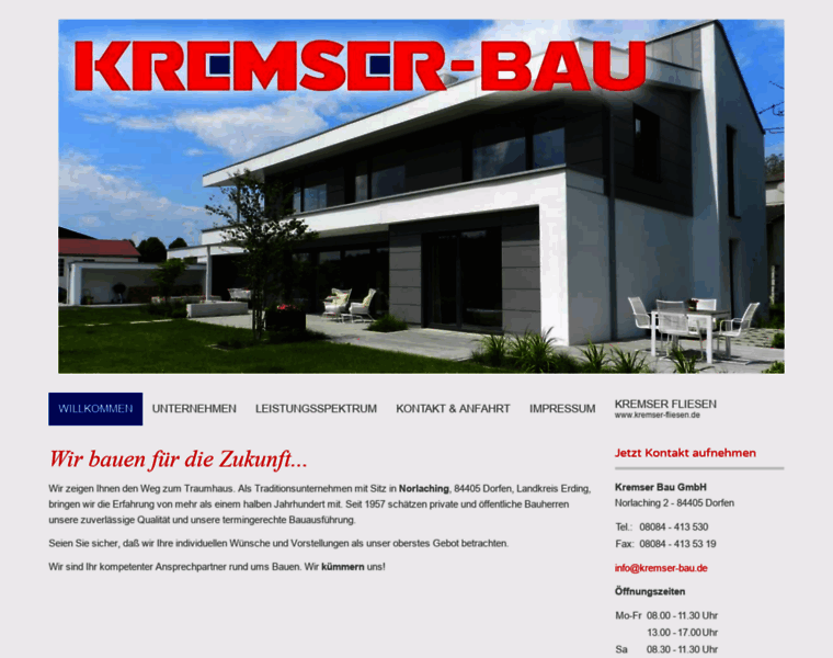 Kremser-bau.de thumbnail