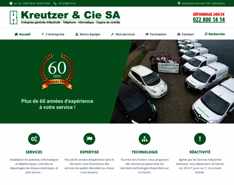 Kreutzer-electricite.ch thumbnail