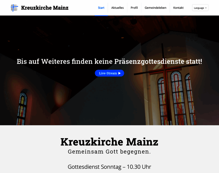 Kreuzkirche-mainz.de thumbnail