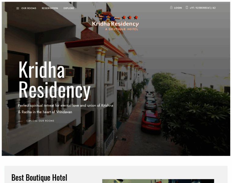 Kridharesidency.com thumbnail