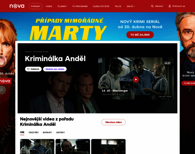 Kriminalka.nova.cz thumbnail