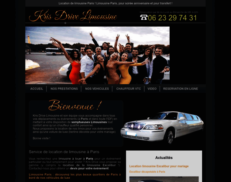 Krisdrivelimousine.fr thumbnail