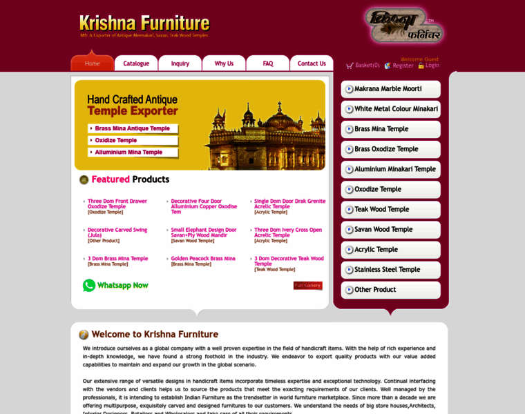 Krishna-furniture.com thumbnail