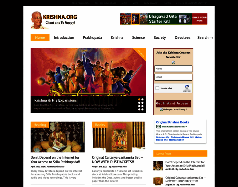 Krishna.org thumbnail
