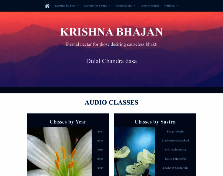 Krishnabhajan.com thumbnail