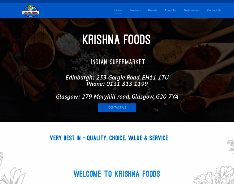 Krishnafoods.co.uk thumbnail