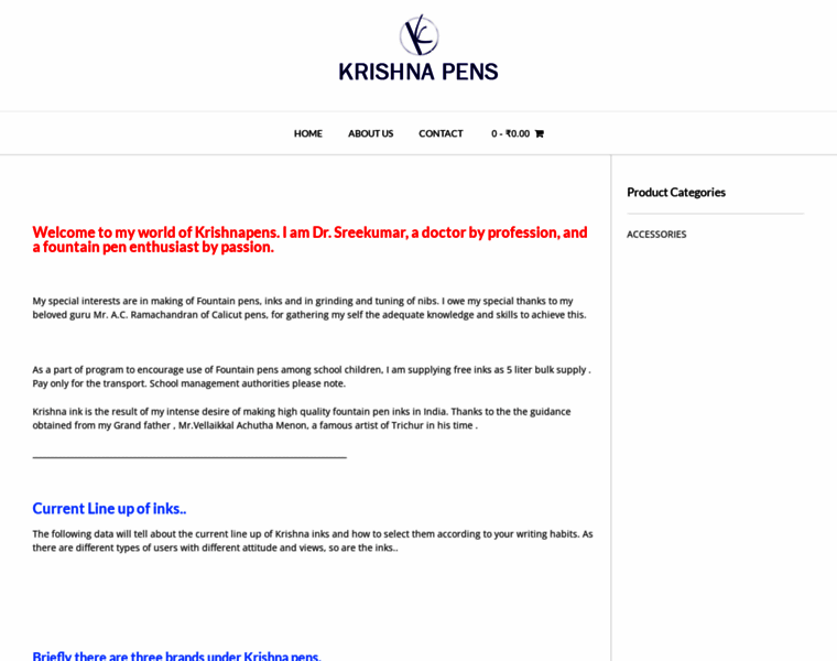Krishnapens.in thumbnail