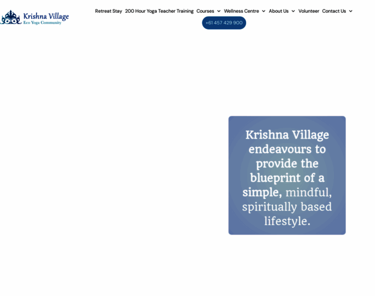 Krishnavillage-retreat.com thumbnail