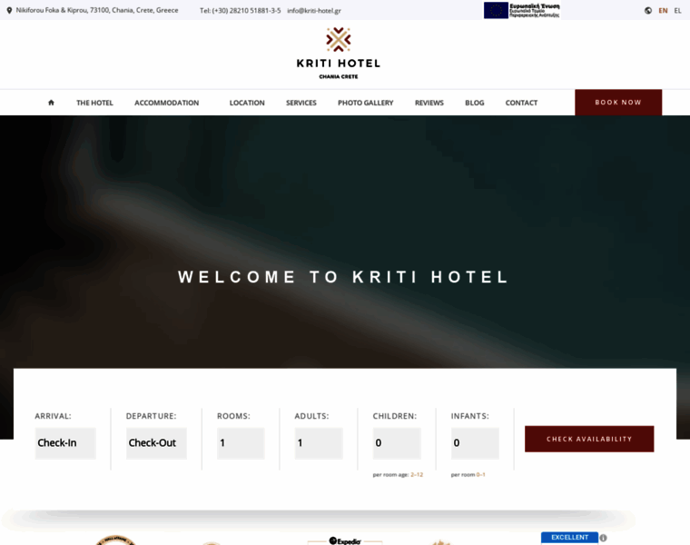 Kriti-hotel.com thumbnail