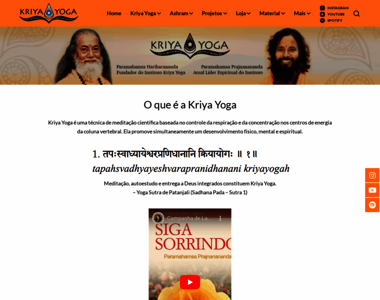 Kriya.org.br thumbnail