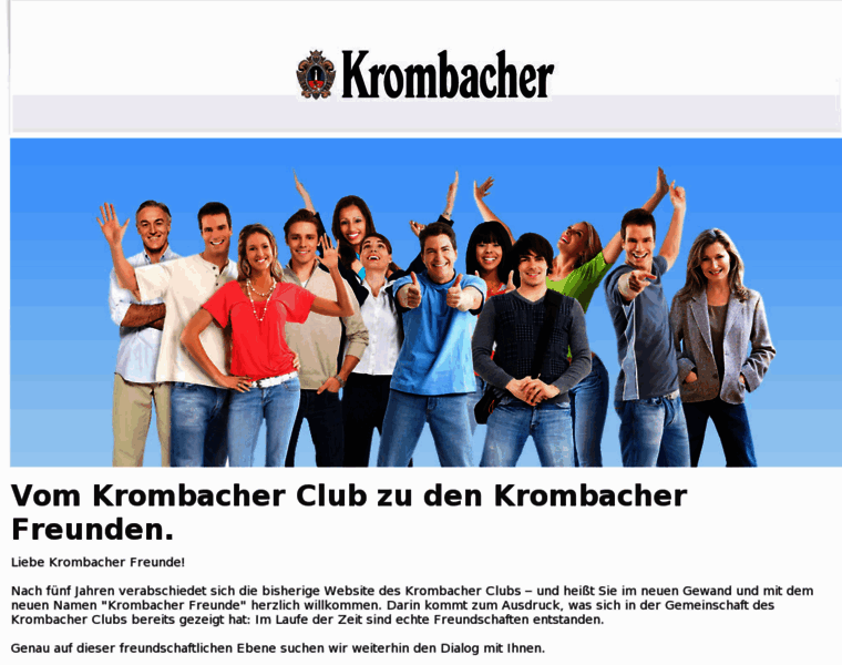 Krombacher-club.de thumbnail