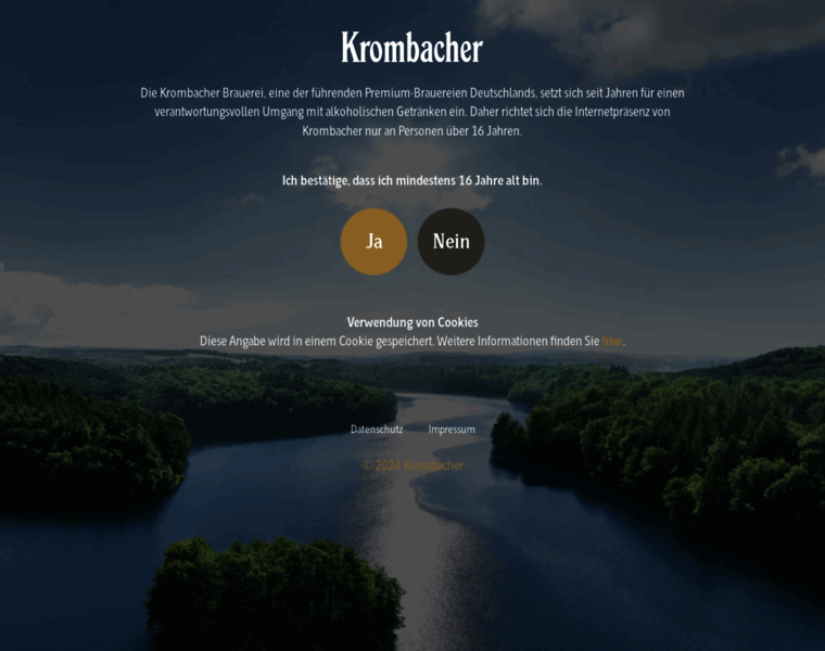 Krombacher.de thumbnail
