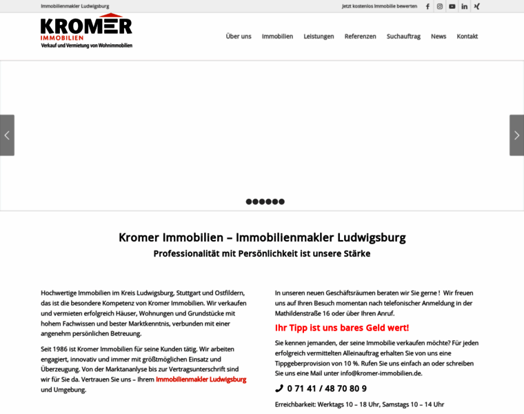 Kromer-immobilien.de thumbnail